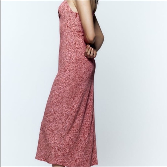 Zara Animal Print Maxi Dress Size S - Picture 6 of 16